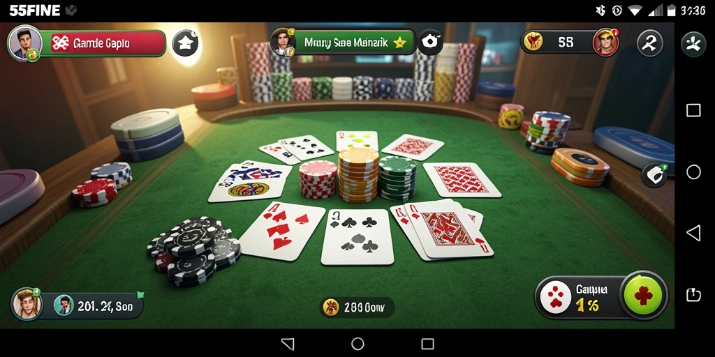 Tampilan gameplay 55FIVE yang seru dan menarik.