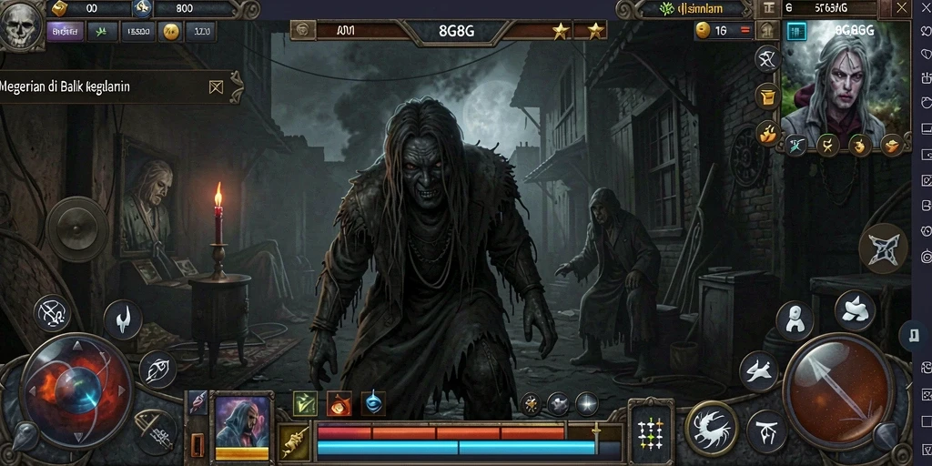 Gameplay 8G8G yang menakutkan dan mendebarkan.