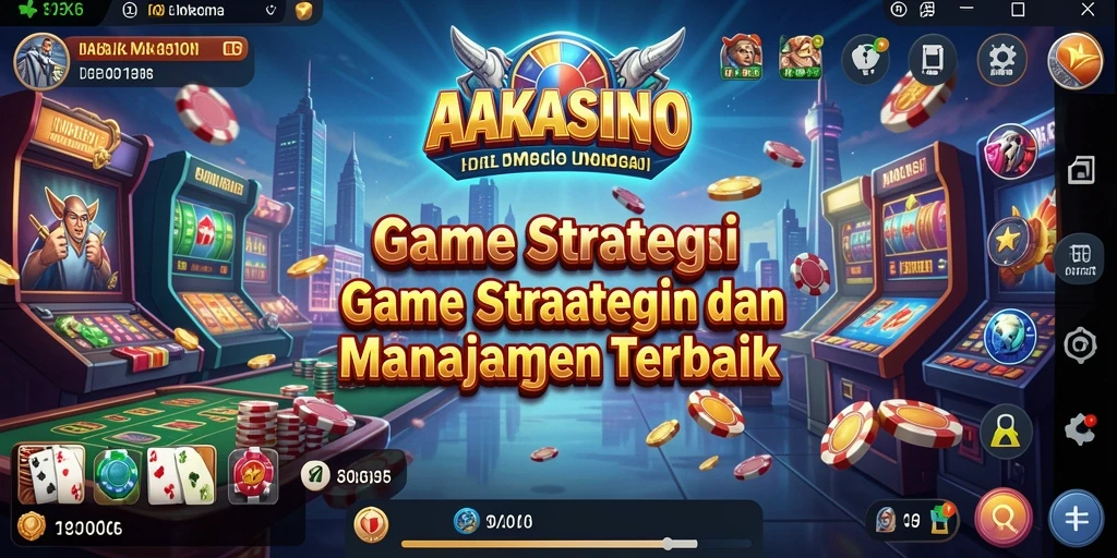 Screenshot gameplay AAKASINO dengan suasana strategi.