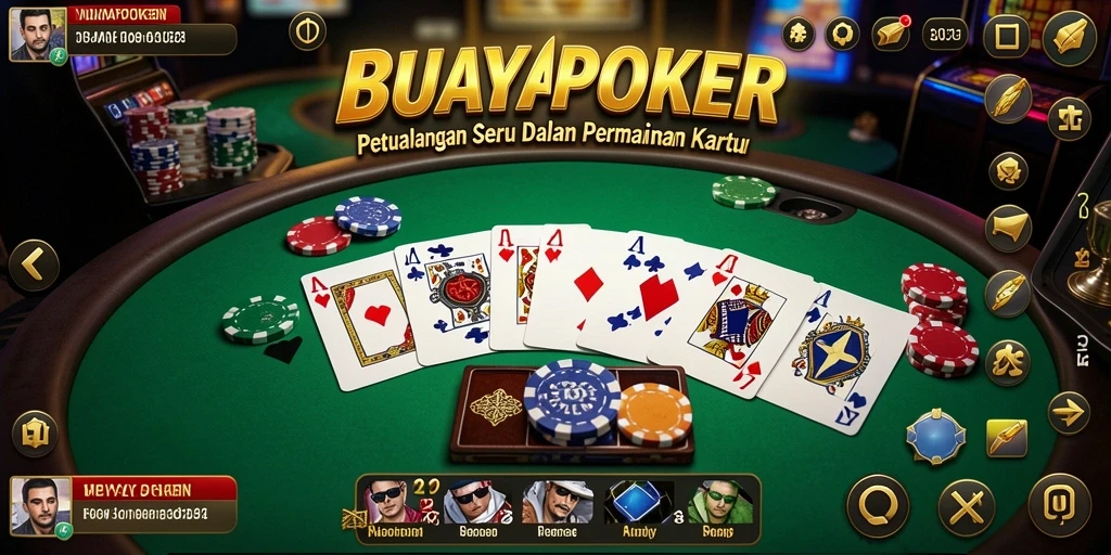 Tampilan gameplay <strong>BUAYAPOKER</strong> yang menarik dan penuh tantangan dalam petualangan kartu.