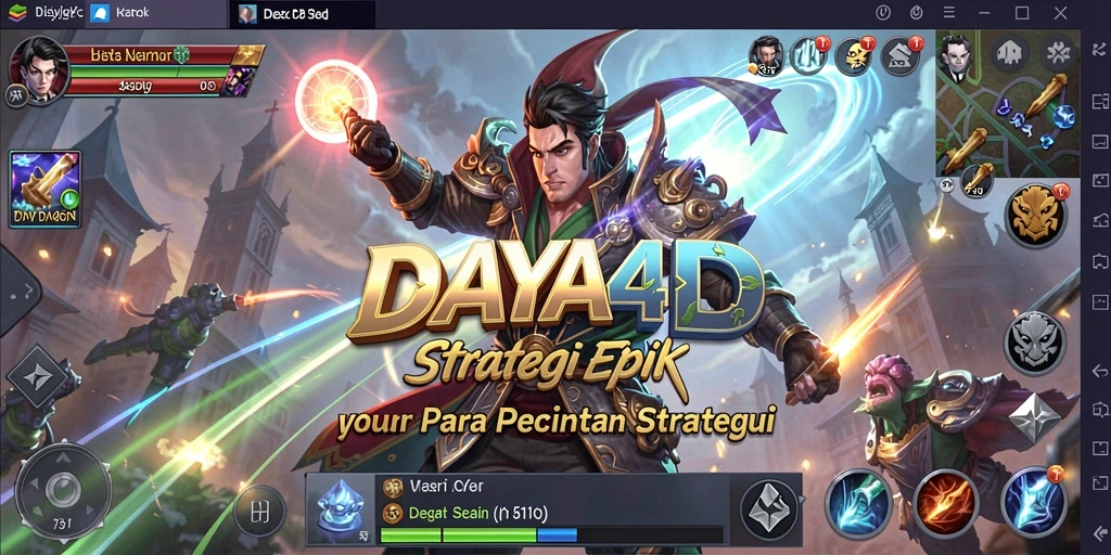 Tampilan menarik saat pemain merencanakan strategi di DAYA4D.