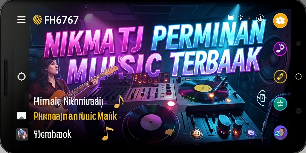 Tampilan gameplay FH6767 dengan berbagai lagu menarik.