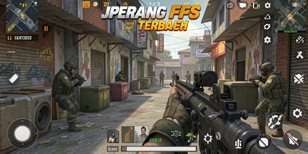 Tampilan menegangkan dari pertempuran di JKT303 dengan aksi FPS yang cepat.