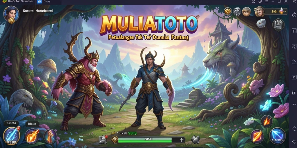 Tampilan gameplay <strong>MULIATOTO</strong> yang mendebarkan dan penuh warna.