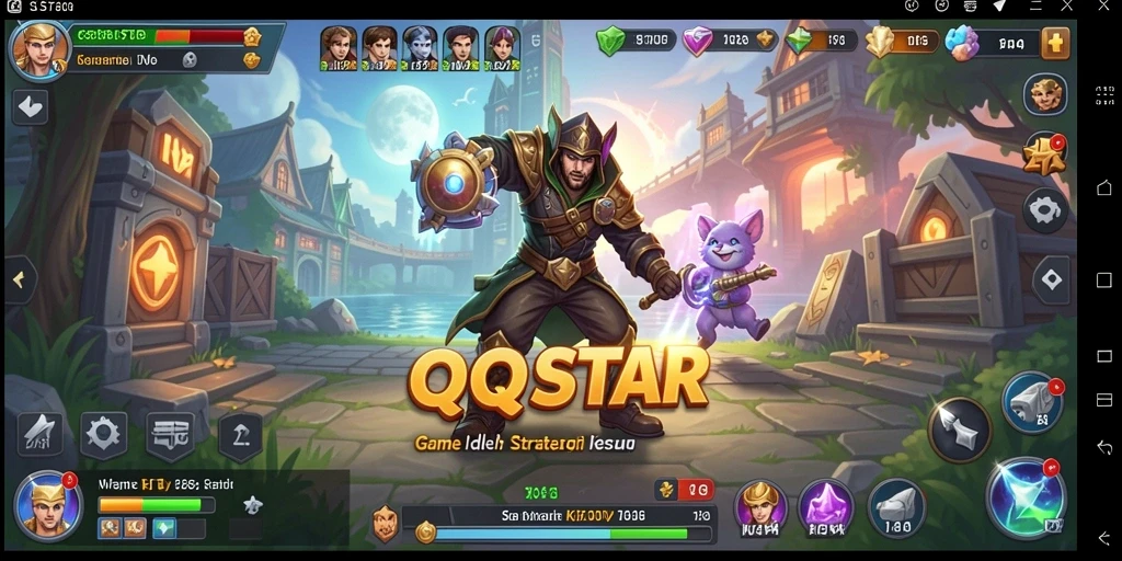 Tampilan menarik dari gameplay <strong>QQSTAR</strong> yang mengasyikkan.