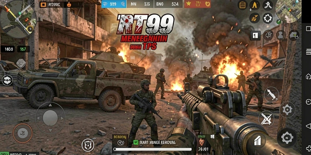Gameplay intens dan mendebarkan dari RT99 di dunia TPS.