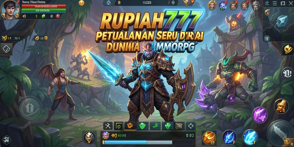 Screenshot gameplay RUPIAH777 menampilkan aksi seru karakter dalam pertarungan.