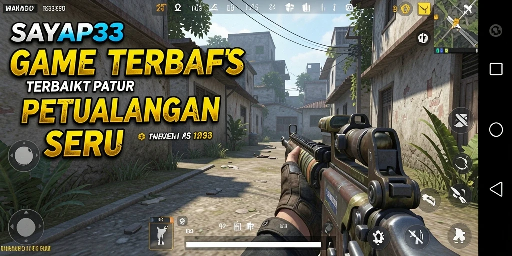 Gameplay seru di SAYAP33 dengan pertempuran FPS yang intens.