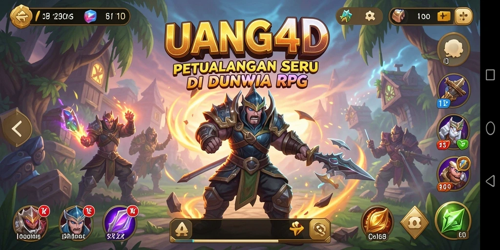 Screenshot UANG4D dengan aksi RPG yang seru di dalam permainan.