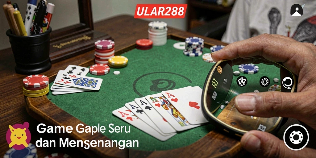 Gameplay ULAR288 yang seru dan menarik saat bermain Gaple.